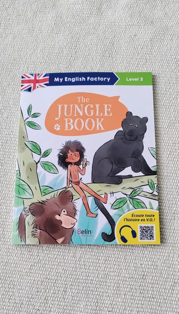 Livre Mowgli anglais avec audio