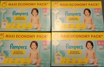 Couches pampers premium protection T4