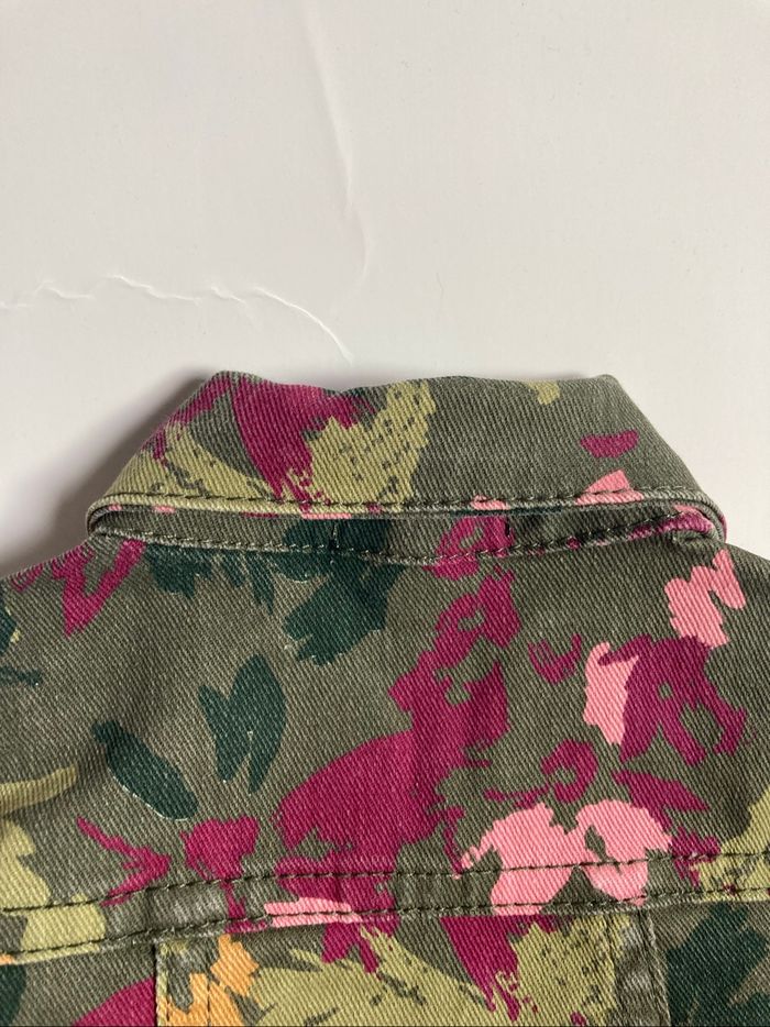 Perfecto fleuri en jean DKNY taille 3 ans - photo numéro 6