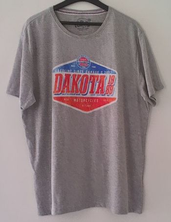 T-shirt manches courtes marque Ritchie jeans taille XXXL/3XL couleur gris pour homme