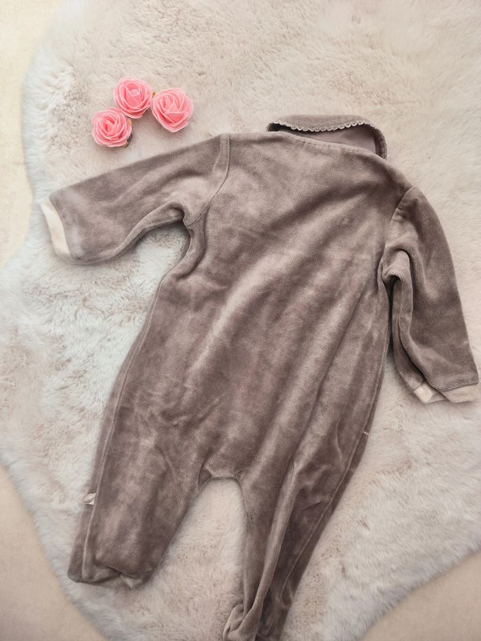 Pyjama grenouillère noukies 3 mois lapin - photo numéro 2