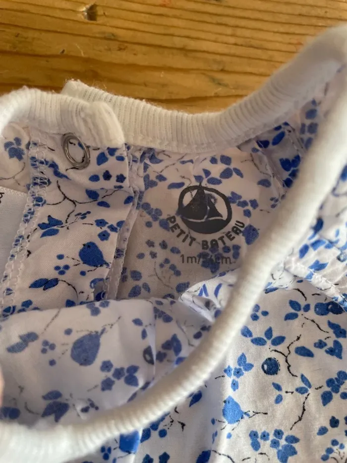 Barboteuse petit bateau 1 mois - photo numéro 2