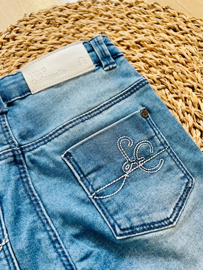 Jeans fille slim Lulu Castagnette - photo numéro 5