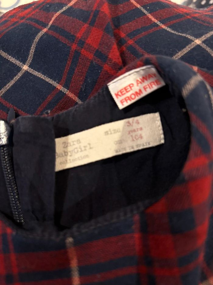 Robe écossaise tartan Zara - photo numéro 4