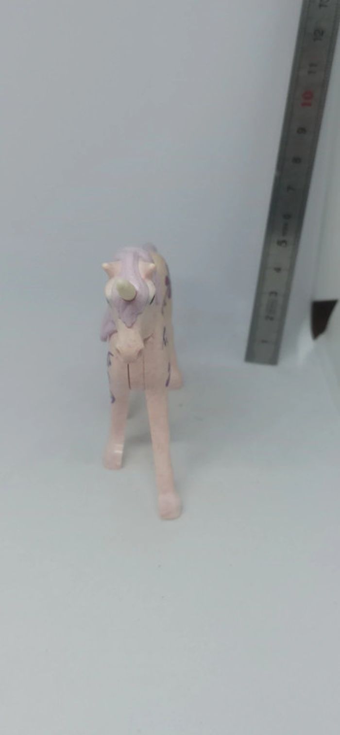 Licorne crinière violet clair playmobil - photo numéro 2