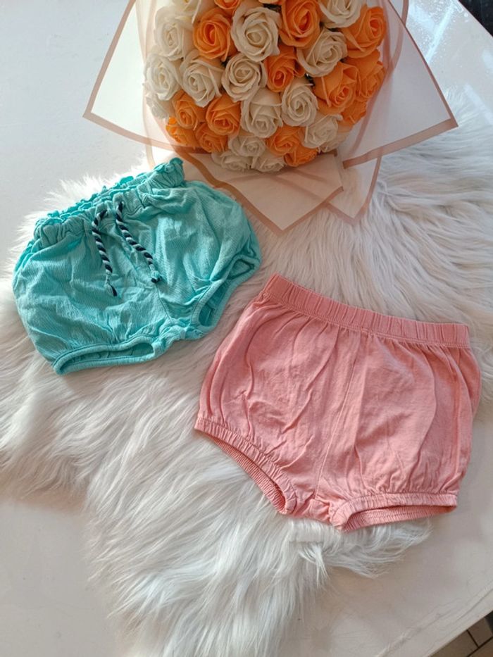 Lot short d'été bébé fille