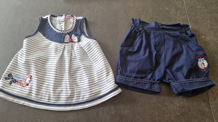 Robe short legging et tunique taille 6 mois tbe - photo numéro 2