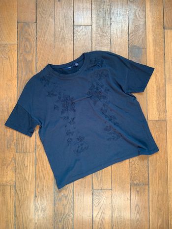 T shirt bleu marine kiabi taille 38 m