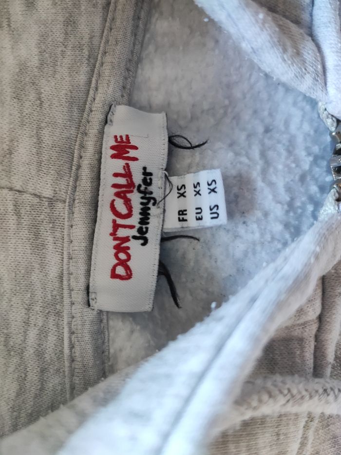Sweat à capuche zippé Xs Jennyfer - photo numéro 2