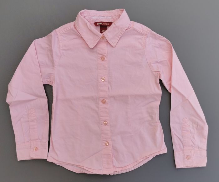 Chemise ML 5-6 ans fille H&M