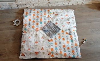 Création Tapis d'éveil 80x80