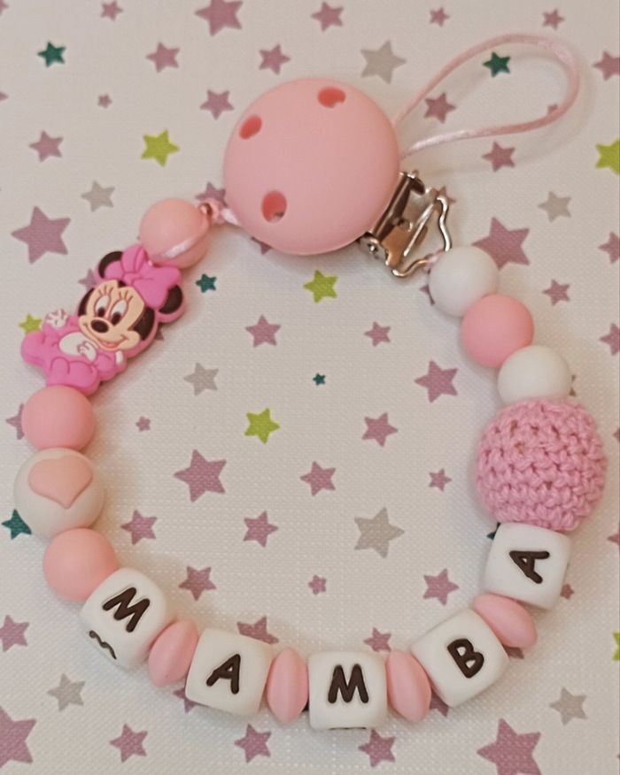 Attache tétine personnalisée