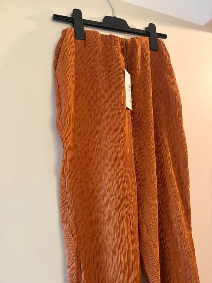 Pantalon wide leg  taille haute - photo numéro 2