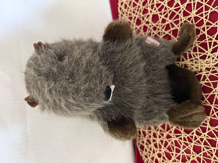 peluche marmotte castor  marionnette handman 1980-2009