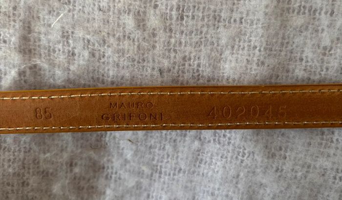 Ceinture en cuire Mauro Grifoni - photo numéro 6