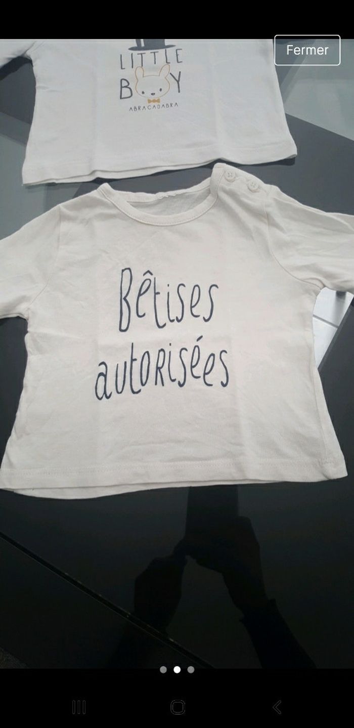 Lot de 2 t-shirts ML - photo numéro 3