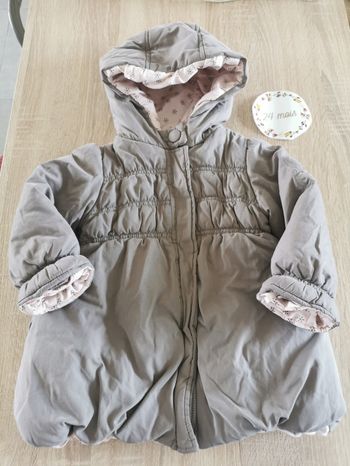 Manteau bébé fille obaibi 23 mois tbe