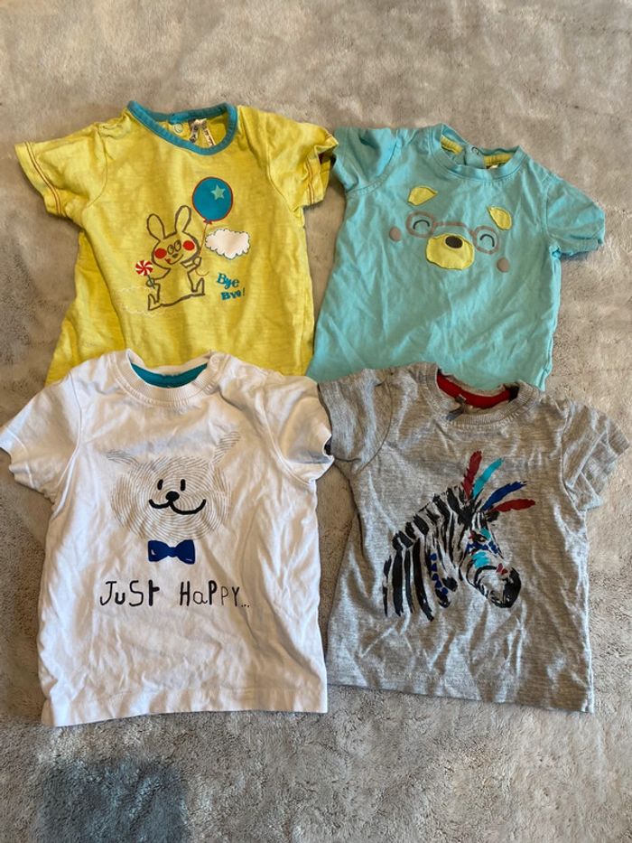 Lot de 4 t-shirts Orchestra 6 mois - photo numéro 2