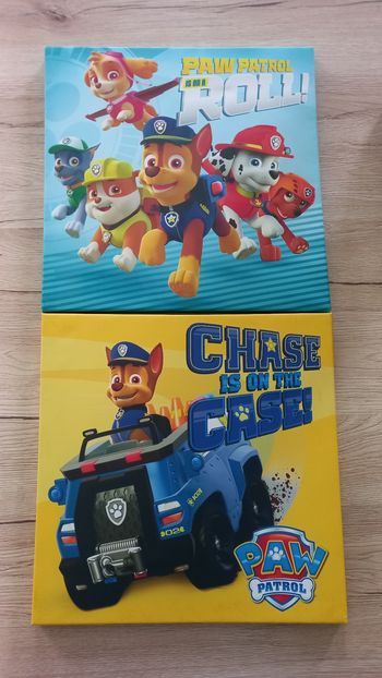 Lot de 2 cadres Pat Patrouille 