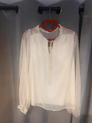 Blouse à pois