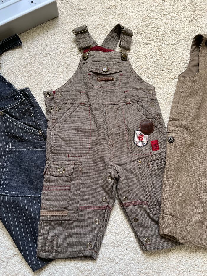 Lot de 3 salopettes - 6 mois 👶🏼 - photo numéro 3