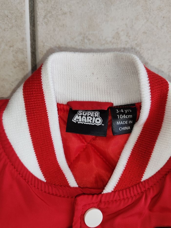 Blouson Super Mario - Enfant 3-4 ans (104 cm) - Comme neuf - photo numéro 3