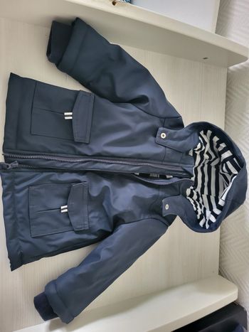 Imperméable bleu 12 mois