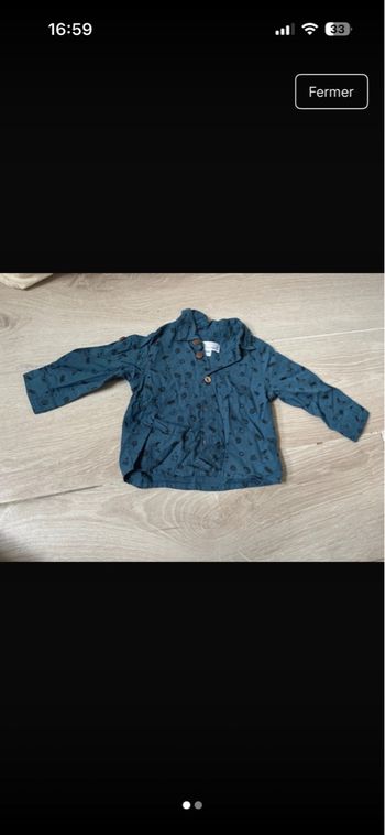 Chemise 6 mois
