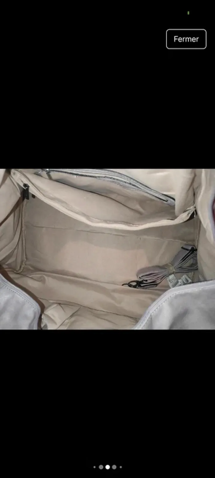 Sac de voyage neuf couleur parme - photo numéro 5