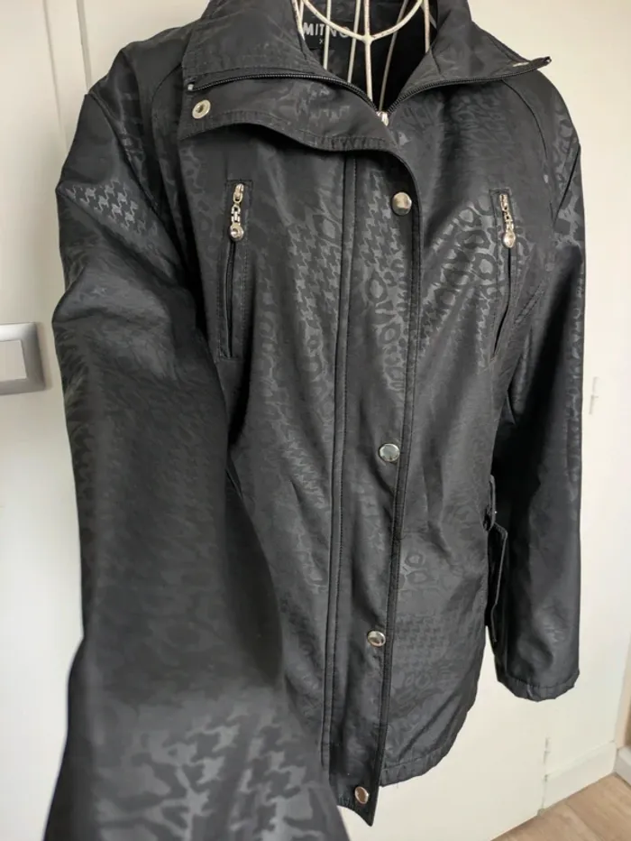 Veste imperméable demi-saison noire 42 - photo numéro 3