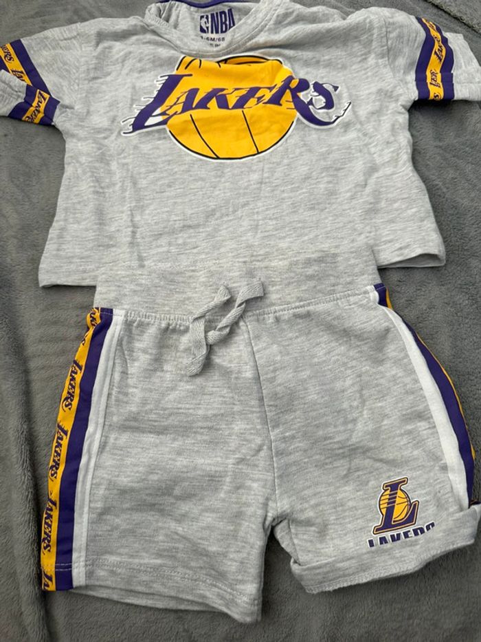 Ensemble t-shirt et short LAKERS - photo numéro 4