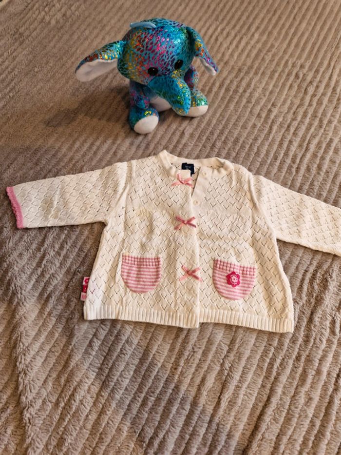 Gilet été fille Terre de Marins 3 mois