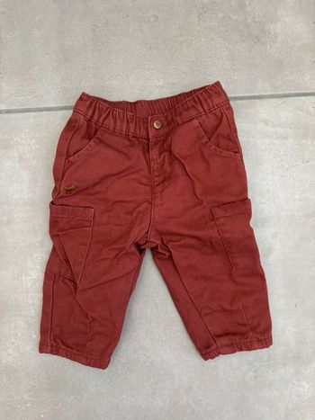 Pantalon cargo bébé camel 9 mois 71cm Sergent Major neuf