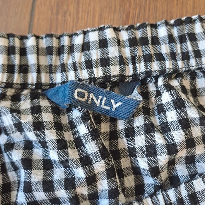 (Réduction) Blouse à carreaux noir et blanc - photo numéro 3