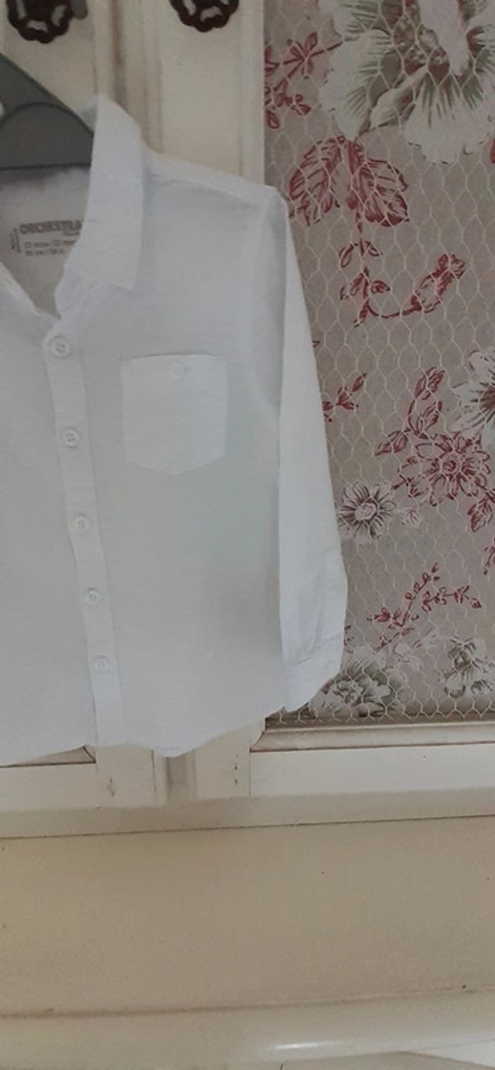 Chemise blanc Orchestra 2 ans 86 cm - photo numéro 5