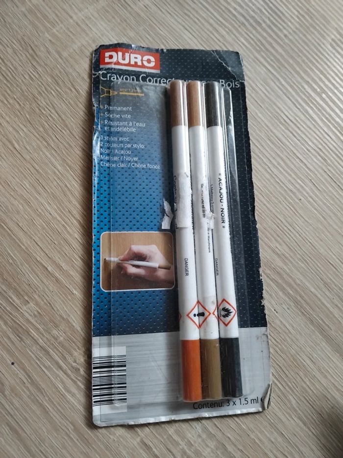 Feutre couleur bois