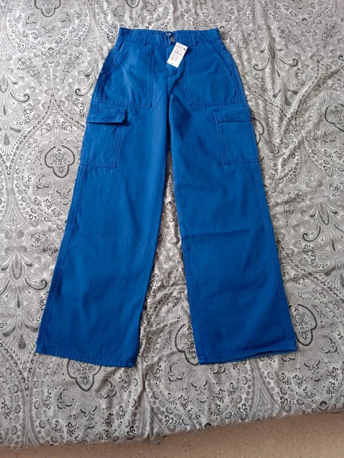 cargo bleu Kiabi - photo numéro 3