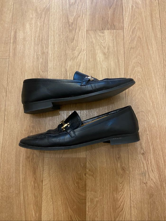 Mocassins noirs cuir femme 38 - photo numéro 6
