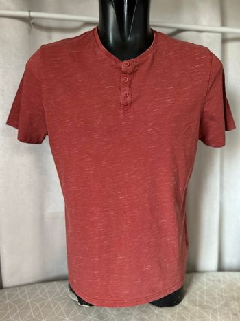 T-shirt brique chiné L Gemo 