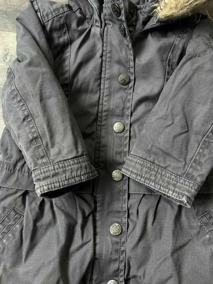 Beau blouson doudoune parka veste fourée à capuche taille 2 ans Tape à l’œil - photo numéro 3