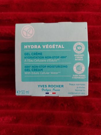 Gel crème hydratation