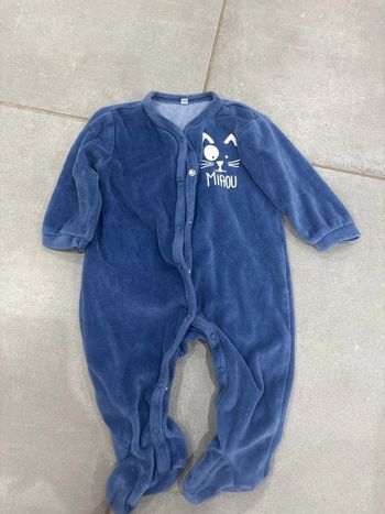 Pyjama bleu miaou