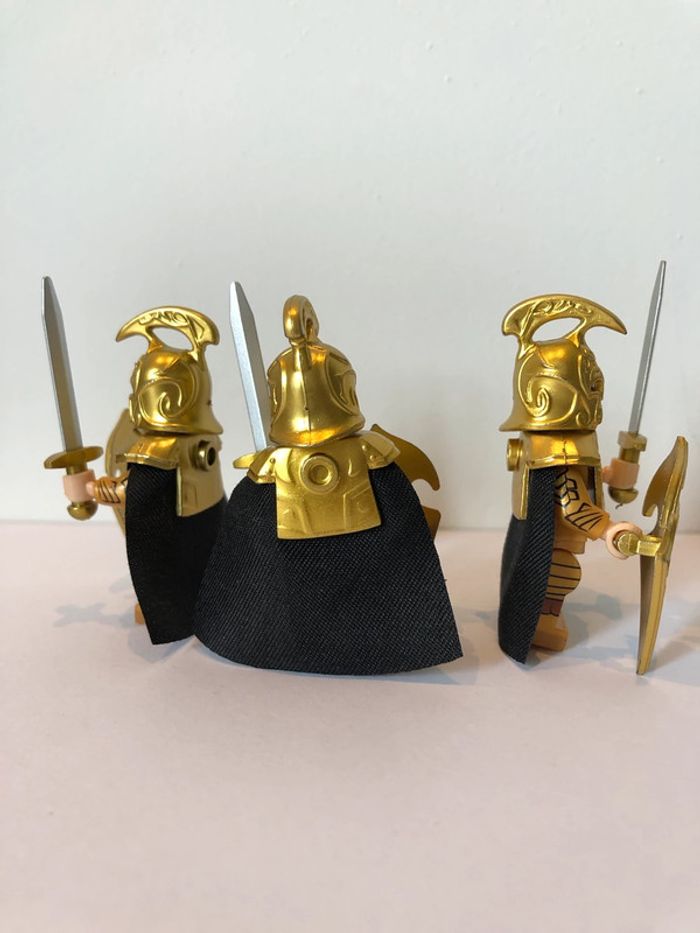 Figurine type lego 4soldats elfes. le seigneur des anneaux - photo numéro 3