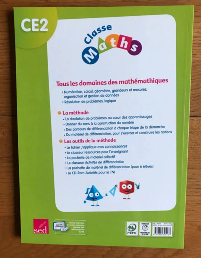Classe Maths CE2 - J'applique mes connaissances - Éditions SED - photo numéro 2