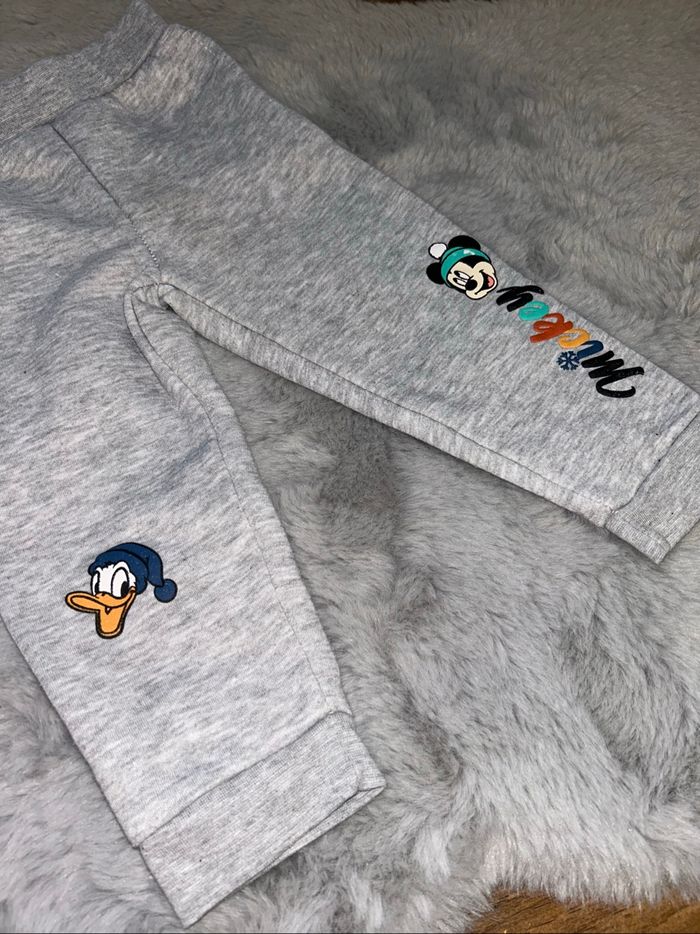 Pantalon souple gris Mickey - 18 mois - Disney Baby - photo numéro 3