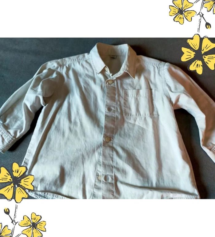 Chemise blanche – Enfant 2 ans - photo numéro 3