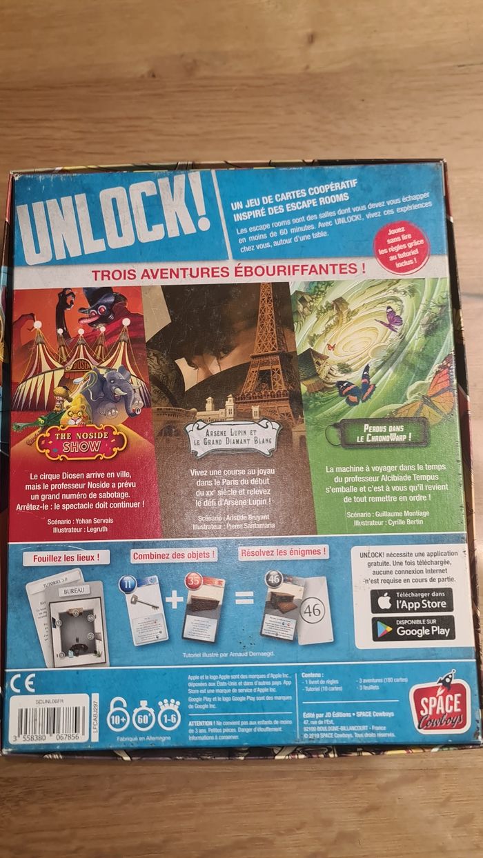 Jeu de société Unlock Mythic Adventures des éditions Space Cowboys - photo numéro 3