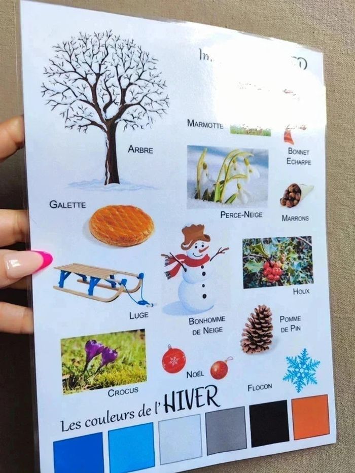 Imagier de l'hiver A4 - photo numéro 3