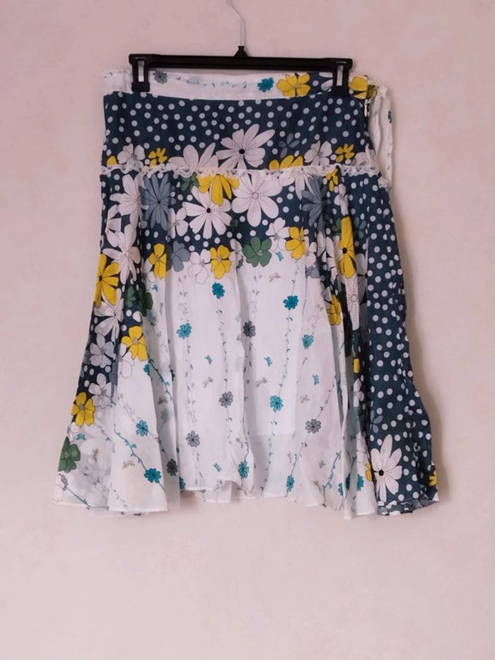 Jupe fraîcheur imprimé floral - photo numéro 3