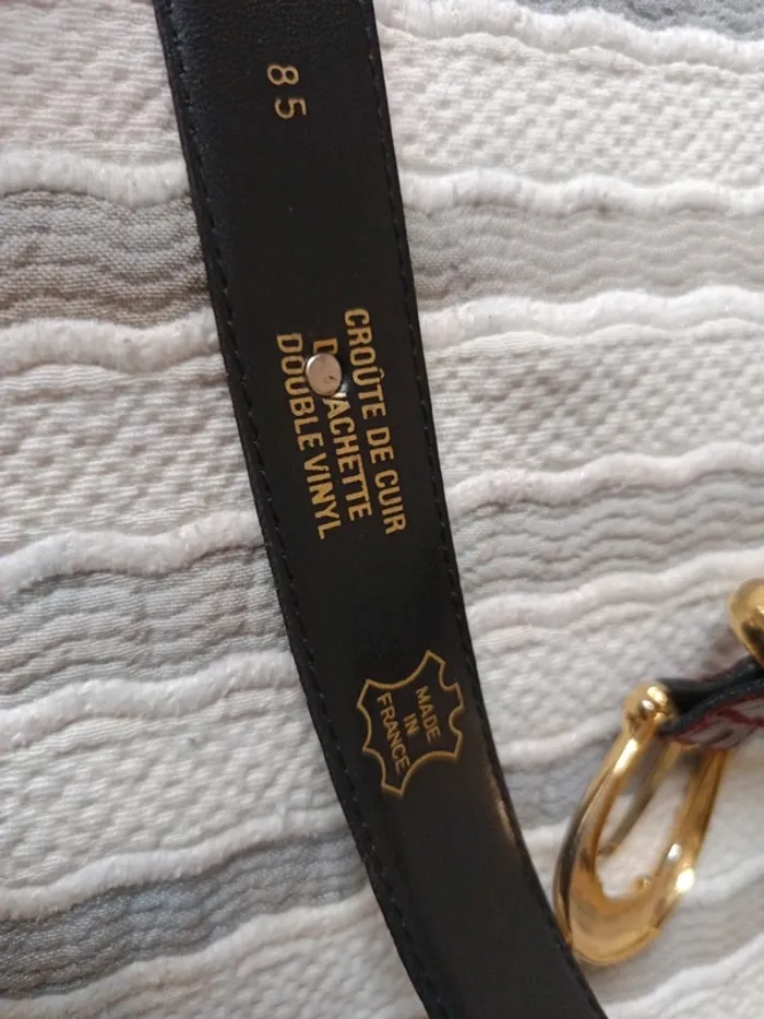 Ceinture Agatha cuir 85 cm - photo numéro 5